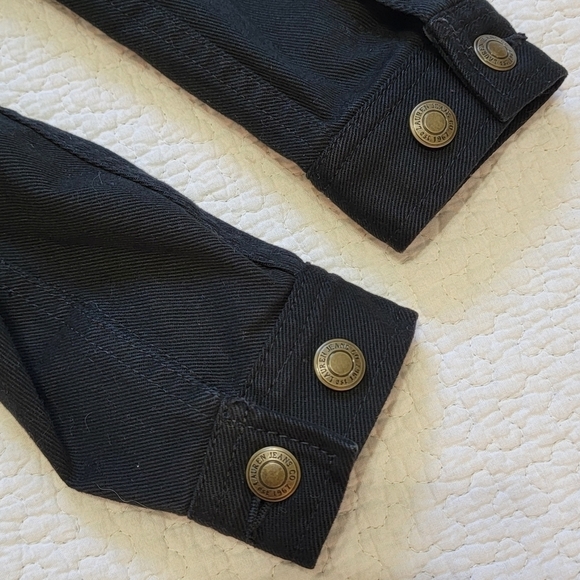 Lauren Ralph Lauren Black Jean Jacket. - Picture 6 of 7